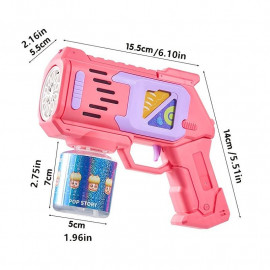 Automatická pištoľ na bubliny modrá s náplňou Automatická pištoľ na bubliny modrá s náplňou