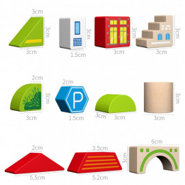 Veľká sada drevené mesto