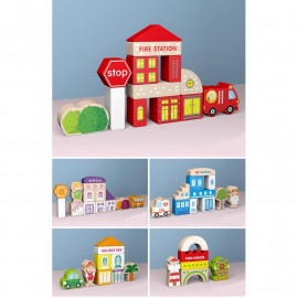 Veľká sada drevené mesto