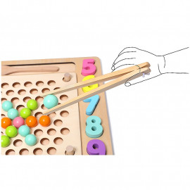 Montessori multifunkčná drevená vkladačka 3v1