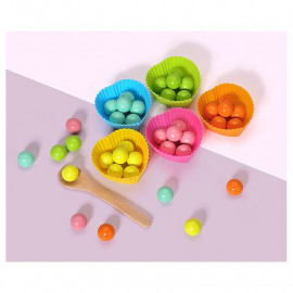 Montessori multifunkčná drevená vkladačka 3v1