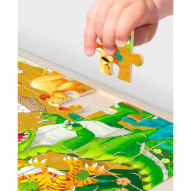 Drevené puzzle dinosaury 60 dielikov Drevené puzzle dinosaury 60 dielikov