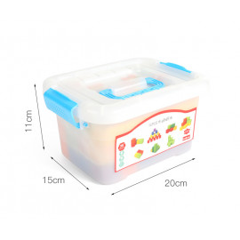 Drevené farebné kocky 72 kusov Drevené farebné kocky 72 kusov