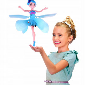 Lietajúce Víla modrá 18cm