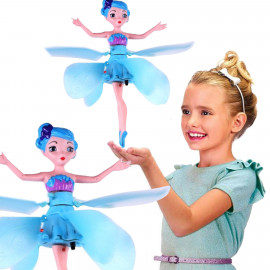 Lietajúce Víla modrá 18cm