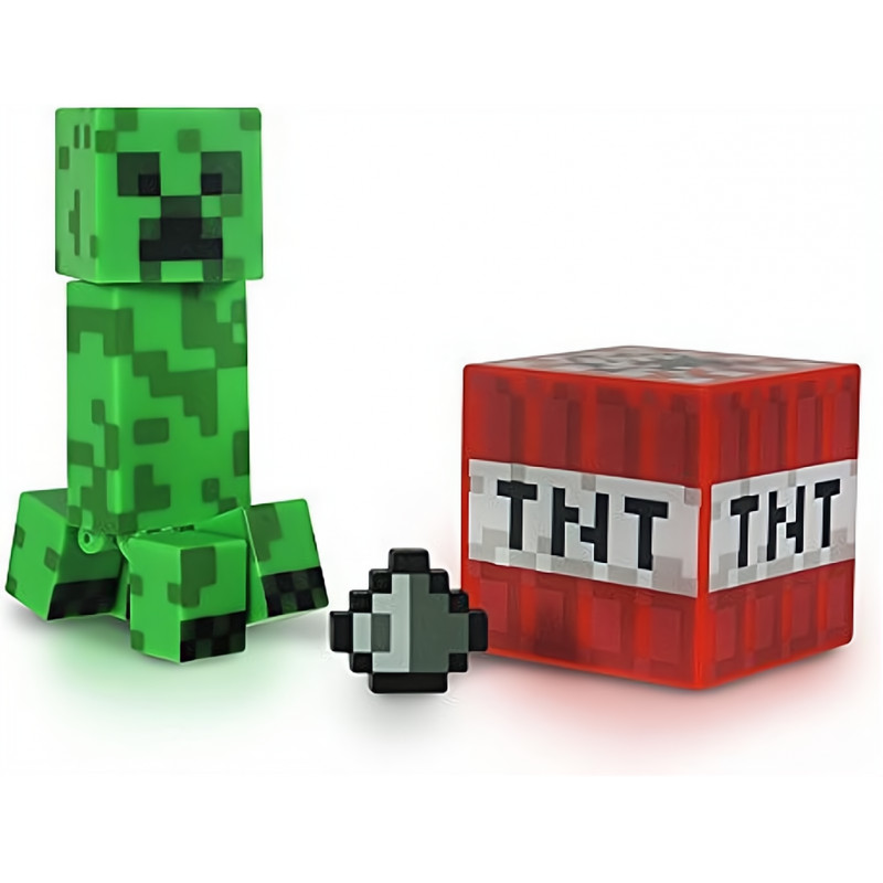 Figúrka Minecraft Creeper s príslušenstvom 7cm Figúrka Minecraft Creeper s príslušenstvom 7cm