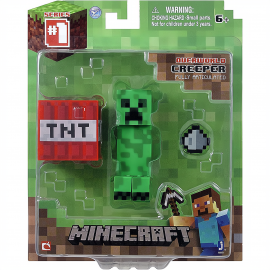 Figúrka Minecraft Creeper s príslušenstvom 7cm