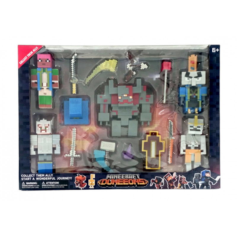 Kolekcia figúrok Minecraft Dungeons 16ks Kolekcia figúrok Minecraft Dungeons 16ks