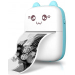 Prenosná bluetooth termotlačiareň Mačička modrá C9