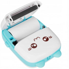 Prenosná bluetooth termotlačiareň Mačička modrá C9