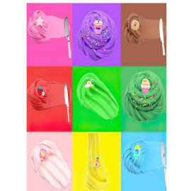 Súprava slizu Slime kit 10x s doplnkami