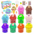 Súprava slizu Slime kit 10x s doplnkami