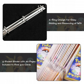 Zberateľský album Pokémon Pokébal 400 kariet Zberateľský album Pokémon Pokébal 400 kariet