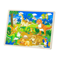 Drevené puzzle dinosaury 60 dielikov