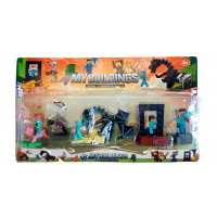 Kolekcia figúrok Minecraft Portál súprava 10 ks