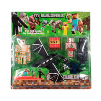 Kolekcia figúrok Minecraft My Buildings Enderdragon 6ks