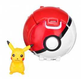 Hrací set Pokémon Pokéball s figúrkou Pikachu 2v1