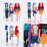 Kolekcia figúrok Demon Hunters K-pop Music 30cm 3ks