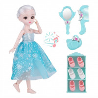 Spievajúci figúrka Elsa Frozen s doplnkami 30cm