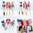 Súprava figúrok Demon Hunters K-pop Spievajúce Glamour 3ks 30 cm