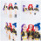 Sada spievajúcich figúrok Demon Hunters K-pop Melody 3 ks 30 cm
