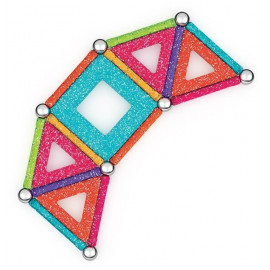 Magnetická stavebnica Geomag trblietavá 35ks