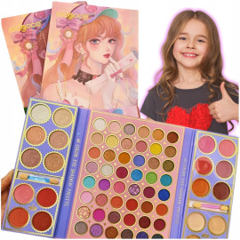 Detská kozmetická paleta s očnými tieňmi Shadow 68ks