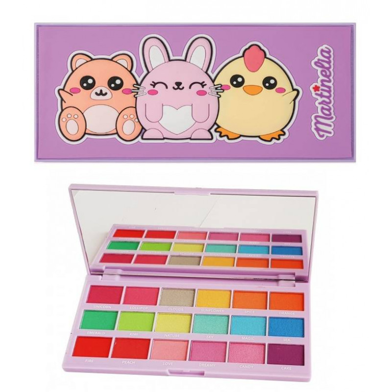 Detská kozmetická paleta Zvieratká