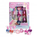 Detská kozmetická sada Laky a balzamy na pery Unicorn