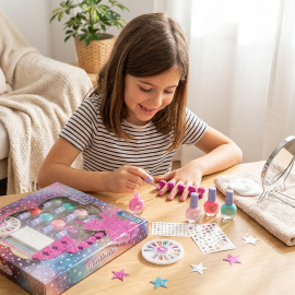 Detská sada na nechty Glitter Unicorn 13v1