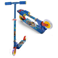 Detská skladacia kolobežka so svietiacimi kolieskami Paw Patrol
