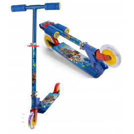 Detská skladacia kolobežka so svietiacimi kolieskami Paw Patrol