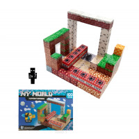Magnetická stavebnica Minecraft TNT world 100ks