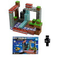 Minecraft Magnetická stavebnica XL Diamond TNT Redstone 184ks