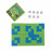 Podložka pre magnetické stavebnice Minecraft Natural 24x16cm