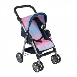 Skladací kočík pre bábiky Rainbow s otočnými kolieskami