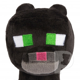 Plyšová hračka Minecraft Mačka čierna 23cm