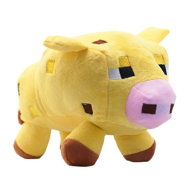 Plyšová hračka Minecraft Prasa žlté 25cm Plyšová hračka Minecraft Prasa žlté 25cm