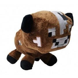 Plyšová hračka Minecraft Krava hnedá 23cm