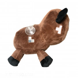 Plyšová hračka Minecraft Krava hnedá 23cm