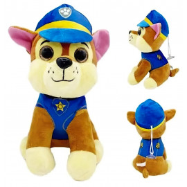 Plyšová hračka Tlapková patrola Policajný psík Chase 23cm
