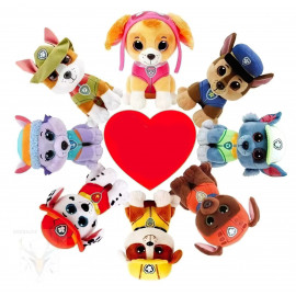 Plyšová hračka Tlapková patrola Psík hasič Marshall 23cm