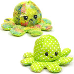 Plyšová obojstranná hračka Chobotnica dúhová 28cm