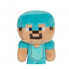 Plyšová hračka Minecraft Steve modrý 20cm