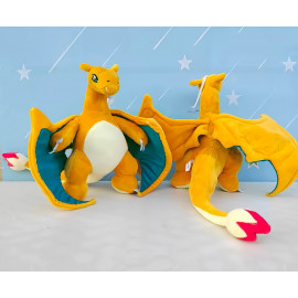 Plyšová hračka Pokémon Charizard s ohňom 23cm