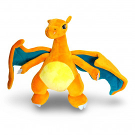 Plyšová hračka Pokémon Charizard s ohňom 23cm