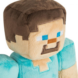 Plyšová hračka Minecraft Steve diamantový s krompáčom 27cm Plyšová hračka Minecraft Steve diamantový s krompáčom 27cm