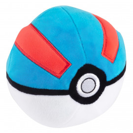 Plyšová hračka Pokémon Pokéball Great ball 12cm
