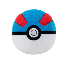 Plyšová hračka Pokémon Pokéball Great ball 12cm
