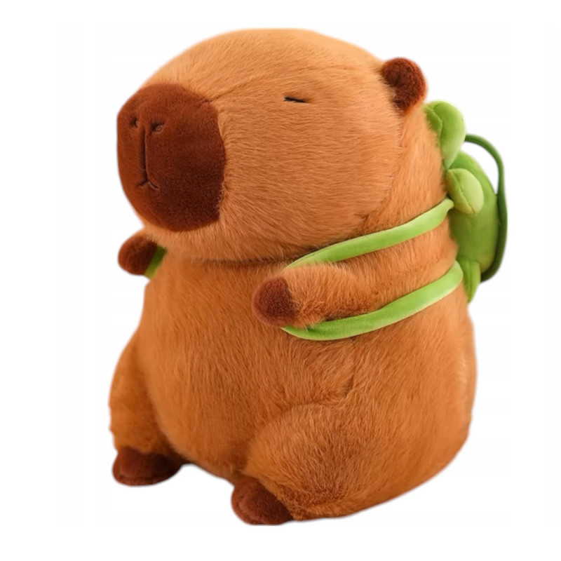 Plyšová hračka Capybara so korytnačkou 23cm